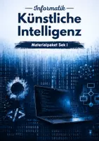 Vorschau - Arbeitsblätter - Künstliche Intelligenz – 6 Arbeitsblätter zu KI, maschinellem Lernen, Deep Learning und KI-Ethik - Deckblatt