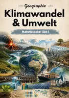 Vorschau - Arbeitsblätter - Klimawandel & Umwelt Erdkunde - Deckblatt
