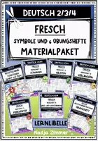 Vorschau - Arbeitsblätter - Materialpaket FRESCH - Symbole und Übungshefte 1 bis 6 (Lineatur 2, 3, 4) mit Lösungen - Deckblatt
