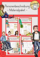 Voorbeeld - Beschrijving van een persoon Materiaal pakket - Voorblad