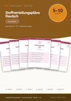 Vorschau - Lehrpläne/Lehrermaterial - Stoffverteilungspläne Deutsch RS 5-10 - Deckblatt