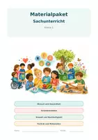 Vorschau - Arbeitsblätter - Materialpaket: Sachunterricht Klasse 2 - Deckblatt