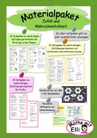Vorschau - Spiele - Materialpaket Zufall und Wahrscheinlichkeit, differenziert - Deckblatt