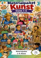 Vorschau - Arbeitsblätter - Kunst Materialpaket Klasse 1 2 3 4 5 6 - Deckblatt