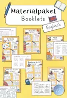 Vorschau - Arbeitsblätter - Wachsendes Materialpaket - Booklets (Englisch) - Deckblatt