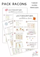 Vista previa - Hojas de trabajo - PACK LECTOESCRIPTURA ( OTOÑO - INVIERNO - PRIMAVERA) - Portada