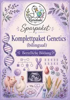 Vorschau - Arbeitsblätter - Sparpaket: Komplettpaket Genetics (bilingual) with solutions - Deckblatt
