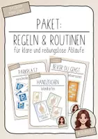 Vorschau - Poster - Materialpaket: Regeln und Routinen - Deckblatt