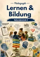 Vorschau - Arbeitsblätter - Lernen & Bildung – Lerntheorien, Motivation, Kognition & Konstruktivismus - Deckblatt