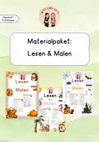 Vorschau - Arbeitsblätter - Materialpaket - Lesen & Malen - Deckblatt