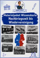 Vorschau - Arbeitsblätter - Materialpaket Wissenskartei - Nachkriegszeit bis Wiedervereinigung - Deckblatt