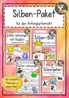 Vorschau - Spiele - Silben-Paket für den Anfangsunterricht - Deckblatt