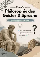 Vorschau - Arbeitsblätter - Philosophie des Geistes & Sprache Bundle - Deckblatt