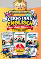 Vorschau - Arbeitsblätter - Lernstand Englisch | Klasse 5, 6, 7 - Deckblatt