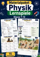Vorschau - Spiele - Materialpaket Physik Lernspiele Klasse 7–12 | 15 Arbeitsblätter - Deckblatt