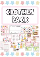 Vista previa - Manualidades / Dibujos para colorear - CLOTHES PACK - Portada