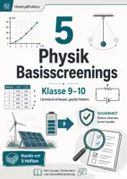 Vorschau - Arbeitsblätter - 5 Physik Basisscreenings Klasse 9–10 - Deckblatt
