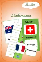 Vorschau - Spiele - Materialpaket Ländernamen - Deckblatt