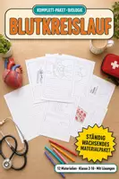 Vorschau - Arbeitsblätter - Blut & Immunsystem komplett – 12 Materialien Biologie - Deckblatt