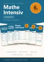 Vorschau - Arbeitsblätter - Mathe Intensiv 6. Klasse - Komplettpaket (alle Lernbereiche) - Deckblatt