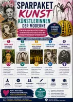 Vorschau - Unterrichtsreihen - Künstlerinnen der Moderne – Frida Kahlo, Käthe Kollwitz, Hannah Höch, Louise Bourgeois & Yayoi Kusama | Kunst Oberstufe - Deckblatt
