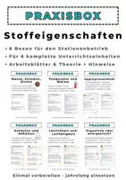 Vorschau - Arbeitsblätter - Stoffeigenschaften Chemie - Deckblatt