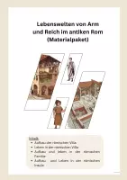 Vorschau - Arbeitsblätter - Lebenswelten von Arm und Reich im antiken Rom - Deckblatt
