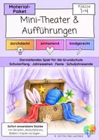 Vorschau - Stundenentwürfe - Theaterstücke und Aufführungen für Grundschule Klassen 1–4 | wachsendes Materialpaket - Deckblatt