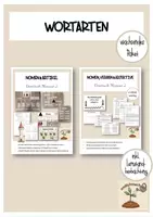 Vorschau - Stundenentwürfe - Materialpaket Wortarten - Deckblatt