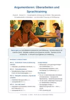 Vorschau - Arbeitsblätter - Argumentieren – Teil C – Deutsch 6/7: Materialpaket - Deckblatt
