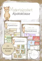 Vorschau - Poster - Materialpaket Alpakaklasse - Deckblatt