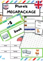 Vorschau - Arbeitsblätter - plurals - Materialpaket - MEGAPACKAGE - Deckblatt