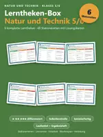 Vorschau - Stationenlernen - Lerntheken-Box NT – Klasse 5 und 6 - Deckblatt