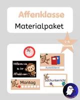 Vorschau - Poster - Affenklasse Materialpaket - Deckblatt