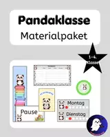 Vorschau - Poster - Pandaklasse Materialpaket - Deckblatt