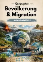 Vorschau - Arbeitsblätter - Bevölkerung & Migration Erdkunde Klasse 8/9/10 - Deckblatt