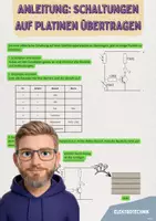 Vorschau - Arbeitsblätter - Materialpaket Platinen - Deckblatt