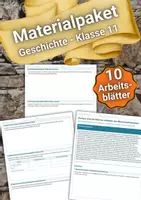 Vorschau - Arbeitsblätter - Materialpaket – Geschichte Klasse 11 – Arbeitsblätter - Deckblatt