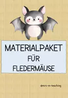 Vorschau - Mal- und Bastelvorlagen - Fledermausklasse: Materialpaket XXL-Bundle - Deckblatt