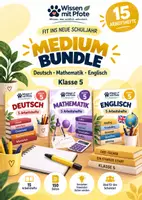 Vorschau - Arbeitsblätter - Medium Schulstart Bundle | 15 Arbeitshefte | 150 Seiten - Deckblatt