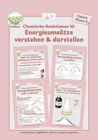 Vorschau - Stundenentwürfe - Chemische Reaktionen III: Energieumsätze verstehen & darstellen - Deckblatt