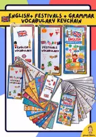 Vista previa - Unidades / Secuencias / Situaciones de Aprendizaje - Pack Vocabulary +grammar +Festivals keychain - Portada