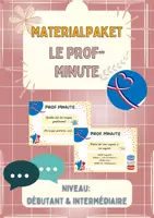 Vorschau - Fördermaterial/Inklusion - Materialpaket Prof-minute (Ritual zu Stundenbeginn) - Deckblatt