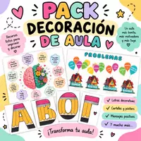 Vista previa - Unidades / Secuencias / Situaciones de Aprendizaje - SUPER PACK DECORACIÓN DE AULA CURSO 26-27 - Portada