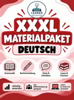 Vorschau - Stundenentwürfe - XXXL Materialpaket Deutsch - Deckblatt