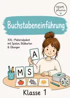 Vorschau - Stundenentwürfe - Materialpaket: Buchstabeneinführung - Deckblatt