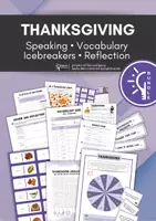 Vorschau - Arbeitsblätter - Thanksgiving Bundle / Sparpaket – 13 Engaging Activities (Games, Speaking, Writing, Reading, Reflection) - Deckblatt