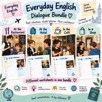Vorschau - Arbeitsblätter - Everyday English – Dialogue Bundle - Deckblatt