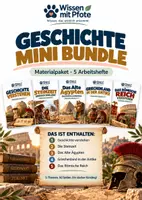 Vorschau - Arbeitsblätter - Geschichte entdecken – 5 Arbeitshefte | Quellen, Steinzeit, Ägypten, Griechenland & Rom - Deckblatt