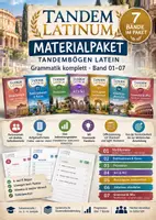 Vorschau - Arbeitsblätter - Latein Grammatik Materialpaket – Tandembögen Band 01–07 | Wiederholen & Üben - Deckblatt